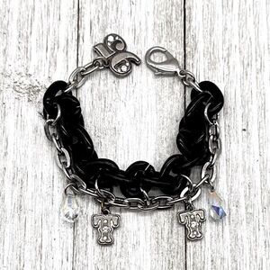 ☀️SALE☀️ Tarina Tarantino Gothic Lolita Lucite Chainlink ‘95 Rare Charm Bracelet